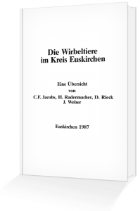 Hier können Sie sich das Wirbeltierbuch unserer Mitglieder C.F. Jacobs, H. Radermacher, Dr. Dieter Rieck und Josef Weber aus dem Jahr 1987 herunterladen.